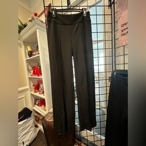 PreOwned INC INTERNATIONAL CONCEPTS Lace-Detail Wide-Leg Pants, size 2